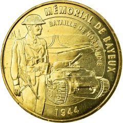 Tourist token - Monnaie de Paris - Bayeux - Musée Mémorial le soldat anglais et le char