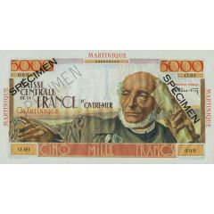 5000 Francs - Gen. Schoelcher