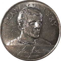 Token - Alan Mullery, Tottenham Hotspur England World Cup Squad 1970