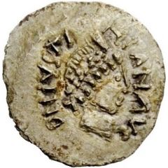 1/4 Siliqua In the name of Justinian I and Athalaric, Sirmium