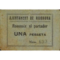 1 Peseta Riudaura