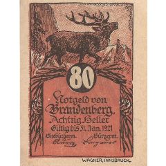 80 Heller Brandenberg in Tirol