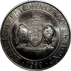 Medal - Establishment of A.C.T. Government Event Souvenir