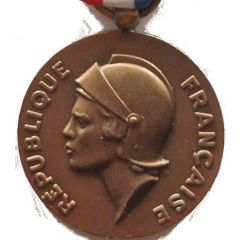 Médaille d'Honneur de l'Aéronautique - Troisième modèle échelon bronze