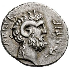 Denarius - Octavian AVGVR PONTIF / IMP CAESA͡R DIVI F