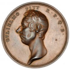 Medal - George III William Pitt, T. Webb, bronze