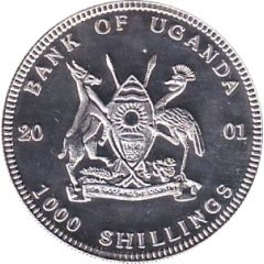 1000 Shilling Rhinoceros