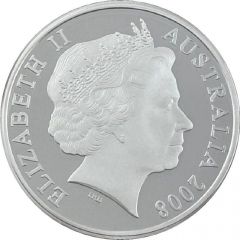 5 Dollars - Elizabeth II 4th Portrait - Centenary of Rugby League - Silver Proof