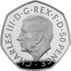 50 Pence - Charles III Life and legacy of the Queen, Silver Proof