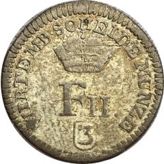 3 Kreuzers - Frederick II