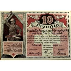 10 Pfennigs Verein für Handel und Gewerbe