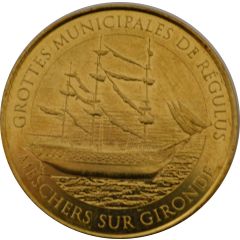 Tourist token - Monnaie de Paris - Meschers-sur-Gironde - Les grottes municipales de Régulus