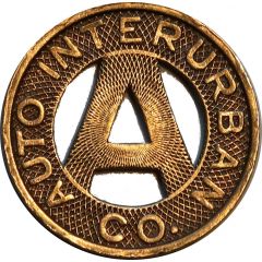 1 Token - Auto Interurban Co. Spokane, Washington
