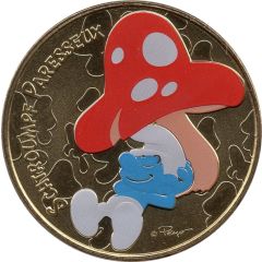 Monnaie de Paris Tourist Token - Les Schtroumpfs Schtroumpf paresseux