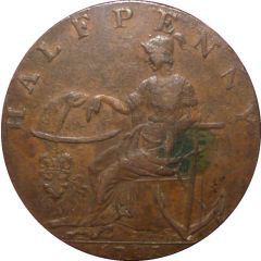 1/2 Penny Hampshire - Emsworth / Peace and Plenty