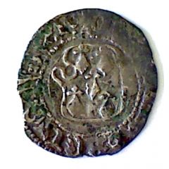 1/2 Blanc with shield - John V Nantes