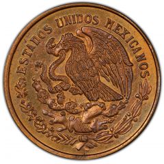 20 Centavos Pattern, Madero, thick eagle, Copper