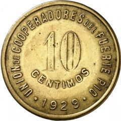 10 Centimos - Unión de Cooperadores del Fuerte Pío