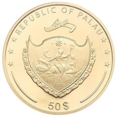50 Dollars Emperor of Japan`s visit to Palau