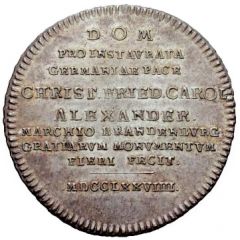 1 Thaler - Christian Frederick Charles Alexander Peace