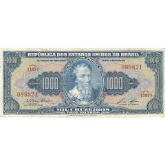 1000 Cruzeiros Thesouro Nacional, 1st print, `Valor Recebido`