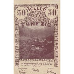 50 Heller Lilienfeld, Blue isue