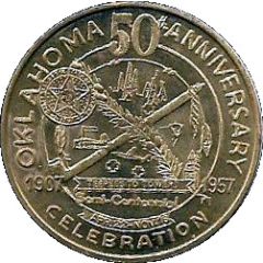 Medallion - Oklahoma 50th Anniversary Great Seal
