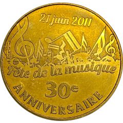 Tourist token - Monnaie de Paris - Fete de la musique 30° anniversary