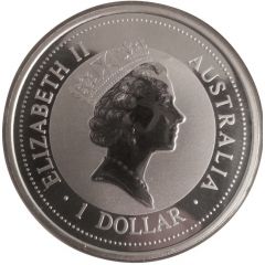 1 Dollar - Elizabeth II 3rd Portrait - Australian Kookaburra