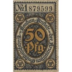 50 Pfennig Konsum-Anstalt der Kruppschen Gußstahlfabrik