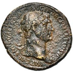 Sestertius - Trajan S P Q R OPTIMO PRINCIPI S C