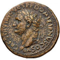 Sestertius - Domitian S C, Spes
