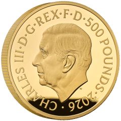 500 Pounds - Charles III Year of the Horse, Gold Proof
