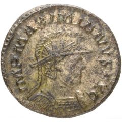 Antoninianus - Maximianus PAXX AVGG, Minerva
