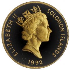 10 Dollars - Elizabeth II 50th Anniversary of the Battle of Guadalcanal