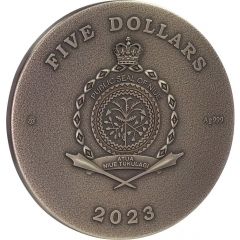 5 Dollars - Charles III Golden Owl