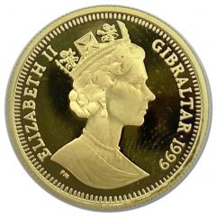 1/10 Royal - Elizabeth II Cherub Angel, Gold