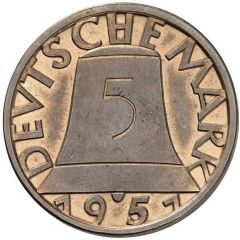 5 Deutsche Mark Pattern
