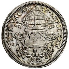 1 Testone - Annibale Albani Sede Vacante