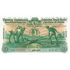 1 Pound Bank of Ireland