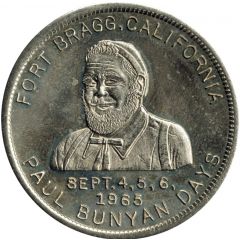 1 Dollar - Paul Bunyan Days Fort Bragg, California