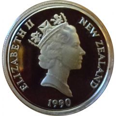 10 Cents - Elizabeth II 3rd Portrait, Treaty of Waitangi, Silver Proof