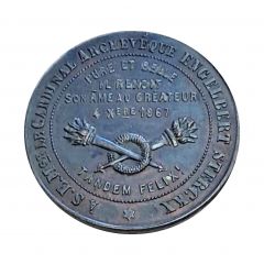 Medal - Death of Cardinal Archbischop Engelbert Sterckx Mechelen
