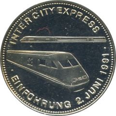 Medal - History of Railway Intercity Express
