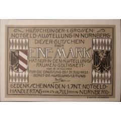 1 Mark Notgeld-Ausstellung