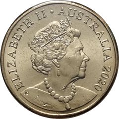 1 Dollar - Elizabeth II 6th Portrait - QANTAS Centenary