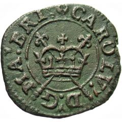 1 Farthing - Charles I Rose issue, type 4b