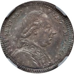 Doppio Giulio - Pius VI Bust