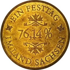 Medal - From Karl-Marx-Stadt to Chemnitz Chemnitz
