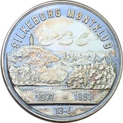 Medal - 10th anniversary of the Silkeborg numismatic club